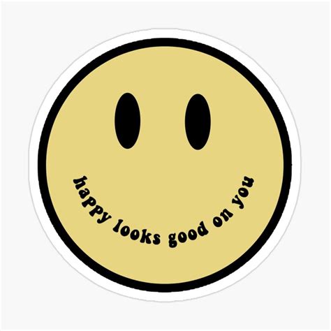 Smiley Face With Text Sticker By Ellanadboralski In 2022 Cute Smiley