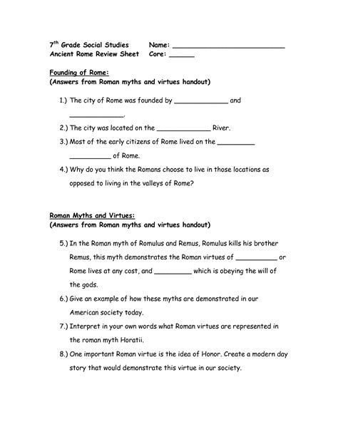 30 7th Grade Social Studies Worksheets Worksheets Decoomo