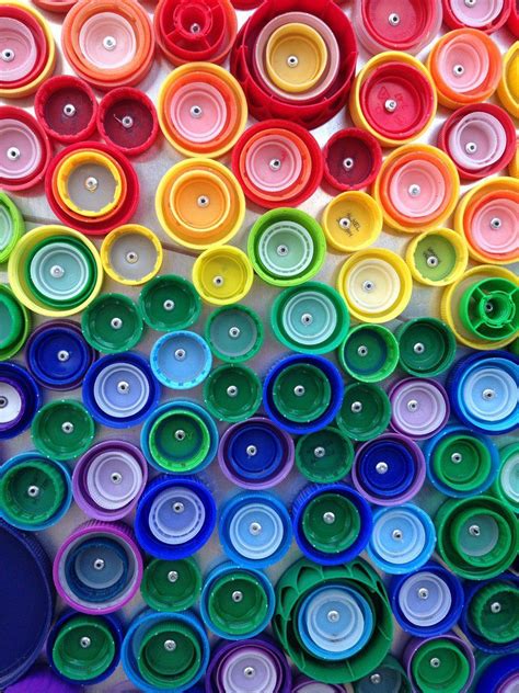 Artist Lisa Be Upcycled Approximately 25000 Bottle Caps To Create A