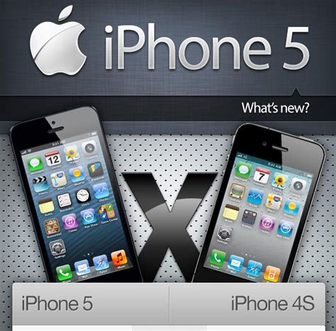 Iphone 4s Vs Iphone 5 Infographic Whats Exactly New In Apple Iphone