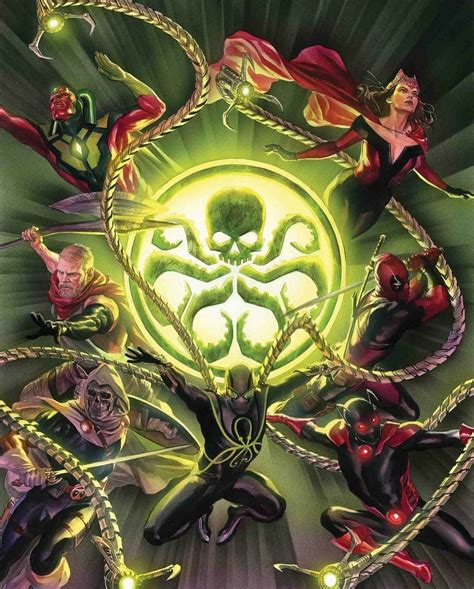 Hail Hydra By Alex Ross Marvel Villains Marvel Comics Art Marvel