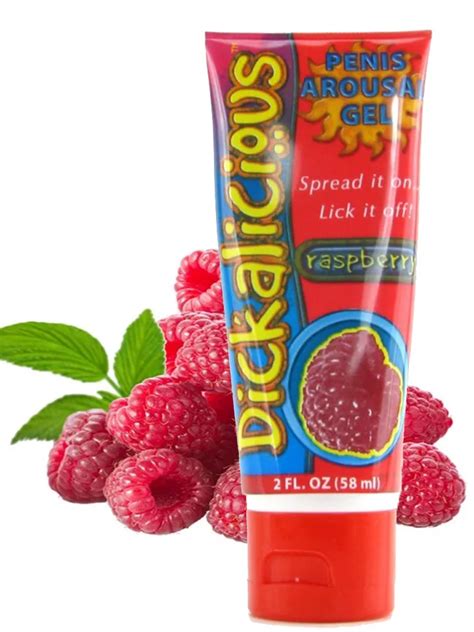 Dickalicious Penis Arousal Gel Oral Sex Gel Raspberry Flavor Oz