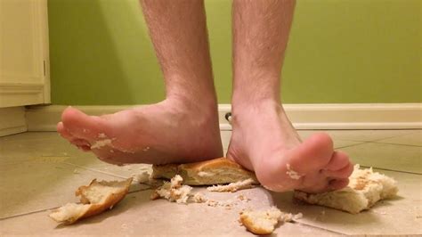 Crushing Bread With Bare Feet Youtube