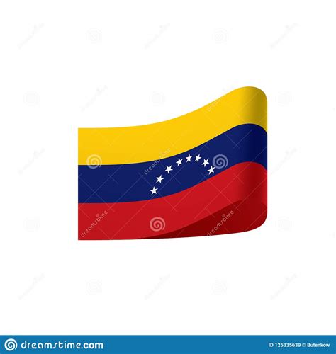 Bandera De Venezuela Ejemplo Del Vector Ilustración Del Vector