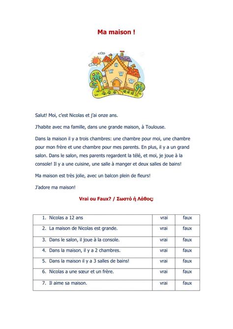Compréhension écrite Interactive Worksheet For Ai A2 You Can Do The