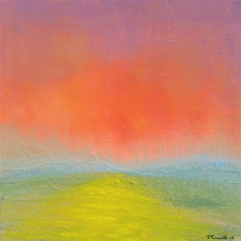 Abstract Landscape Painting New Path Spiritual Art