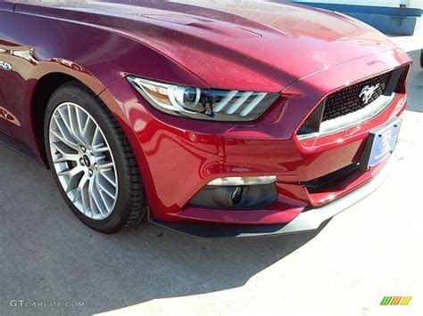 2016 Ruby Red Metallic Ford Mustang Gt Premium Coupe 109665435 Photo