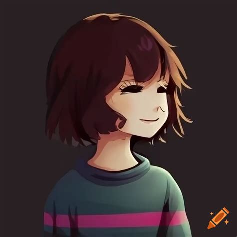 High Definition Artwork Of Frisk From Undertale On Craiyon