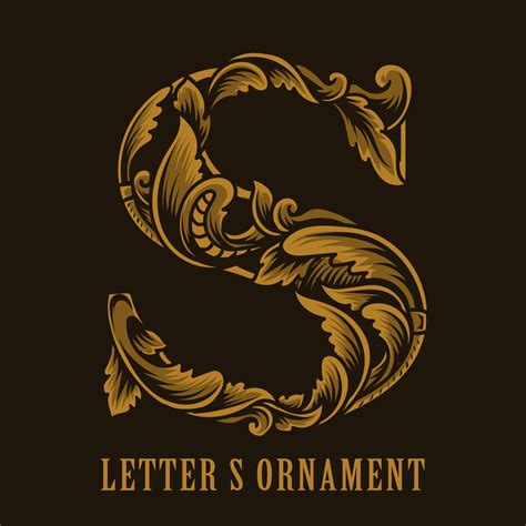 Letter S Logo Vintage Ornament Style 3612140 Vector Art At Vecteezy