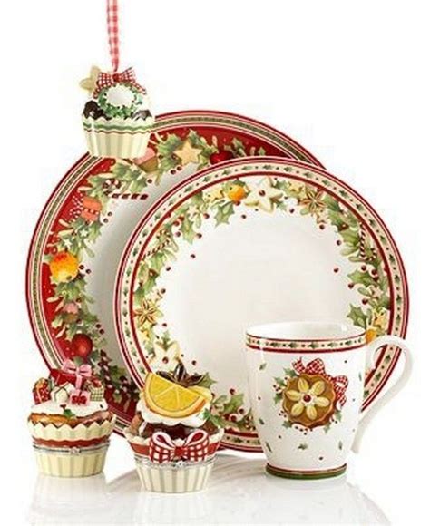 57 Beautiful Christmas Dinnerware Sets Рождественская посуда