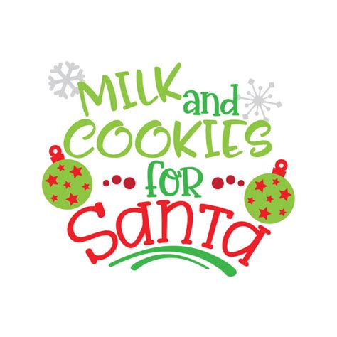 Milk And Cookies For Santa SVG - Crafty Canada Studio
