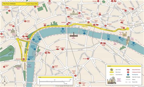 Mappe E Percorsi Dettagliati Di Londra