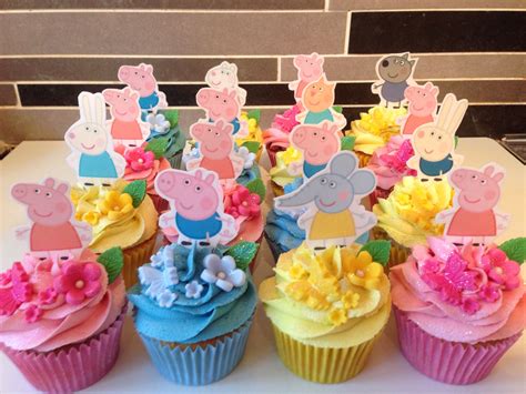 Peppa Pig And Friends Cupcakes By Jodalicious Cupcakes Peppa Pig