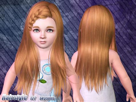 The Sims Resource Skysims Hair Toddler 127