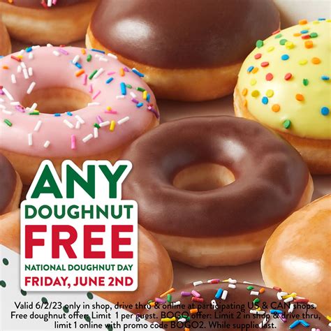 National Donut Day Krispy Kreme 2023