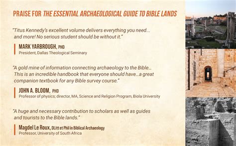 The Essential Archaeological Guide To Bible Lands Uncovering Biblical