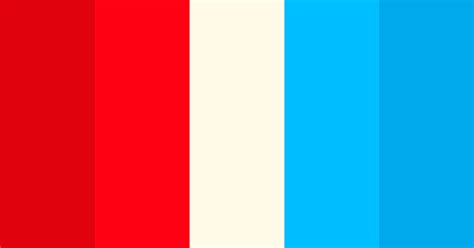 Red And Blue Bright Color Scheme Blue