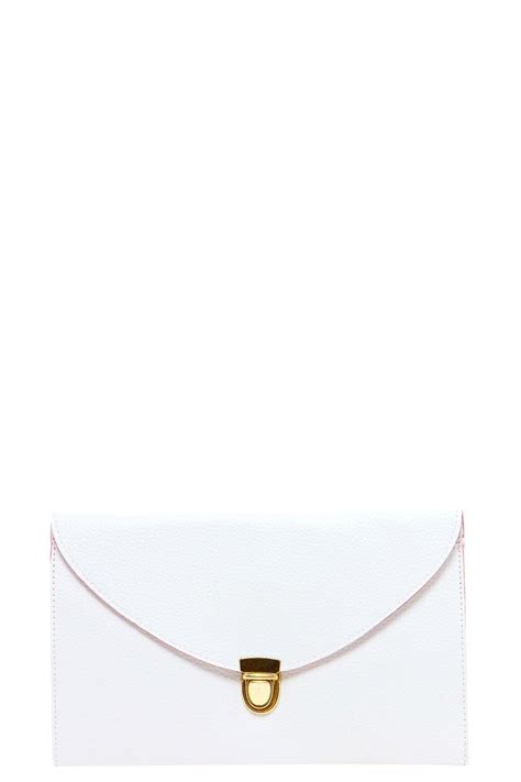 Lily Clasp Fasten Clutch Bag At