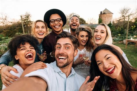 Friends Taking Selfie The Center For Modern Aging