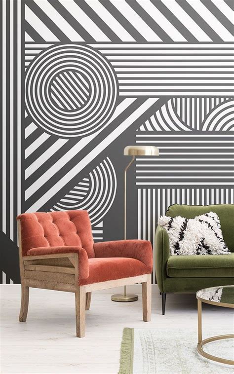 6 Bold Wallpaper Ideas For The Decor Daredevil Hovia Geometric