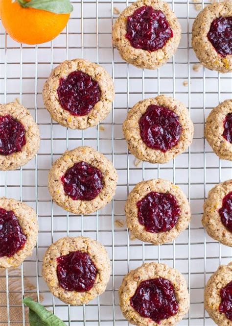 cranberry orange thumbprint cookies making thyme for health cranberry recipes almond