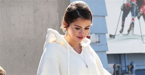 Selena Gomez Wore A 69 Storets Sweatshirt Who What Wear Uk