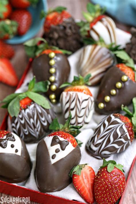 Chocolate Covered Strawberries Five Ways Sugarhero
