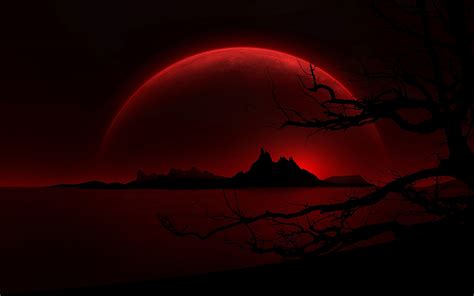 1366x768 Red Moon 1366x768 Resolution Hd 4k Wallpapers Images Images