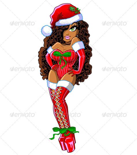 The tradition of giving and receiving christmas gifts is common in many cultures, but there are some differences in terms of the figure who delivers the christmas characters of different countries. Sexy African American Christmas Girl by kennykiernan99 ...