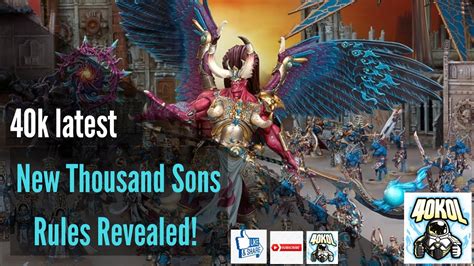 Warhammer 40k News New Thousand Sons Rules Revealed 1 July 2020