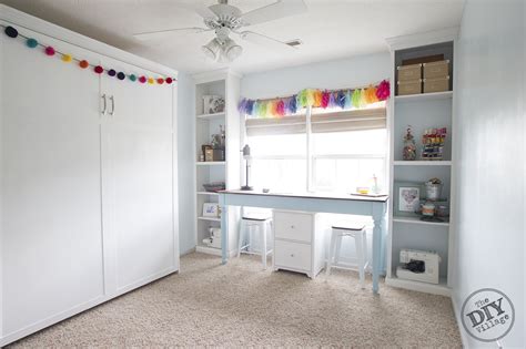 Organizing your craft room is essential to your creativity and sanity. Craft Room Paint Refresh - The DIY Village