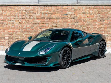 This Dark Green Ferrari 488 Pista Can Be Yours