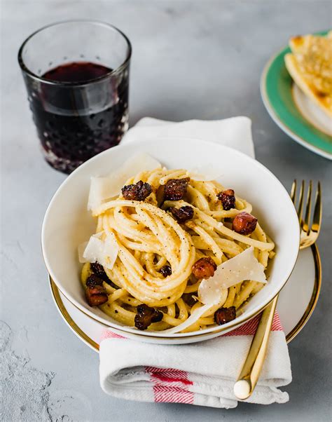 Bucatini Carbonara With Guanciale The Little Ferraro Kitchen