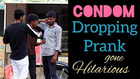 Condom Dropping Prank Gone Hilarious People S Reaction On Condom
