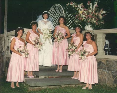 Photos Show Styles Of Bridesmaids In The 1980s Vintage News Daily