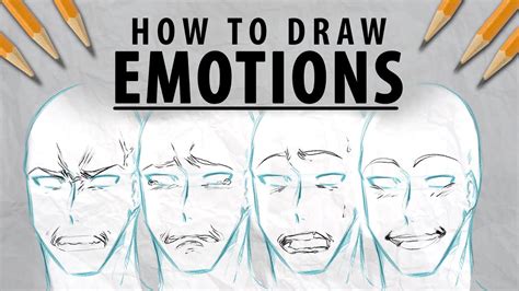 How To Draw Emotions And Facial Expressions Tutorial Drawlikeasir
