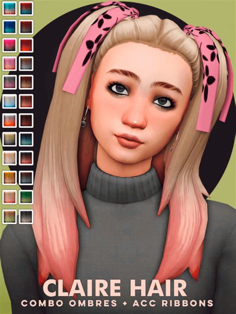 Sims 4 Claire Hair Rework Micat Game