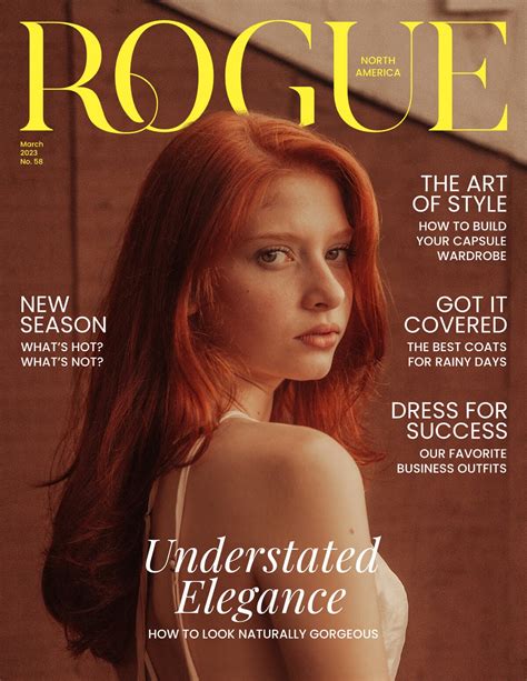 How To Make A Vogue Style Magazine Cover Design Kittl