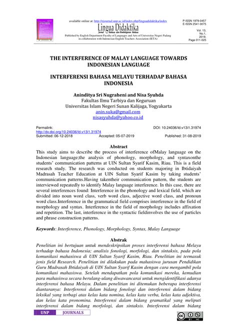 T wacana a t sintaksis a r morfosintaksis. (PDF) INTERFERENSI BAHASA MELAYU TERHADAP BAHASA INDONESIA (Analisis Fonologi, Morfologi ...