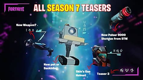 All Season 7 Teasers With Explanation Fortnite They Re Coming Youtube
