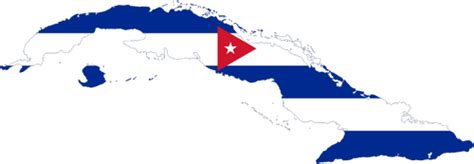 Bandera Y Mapa De Cuba