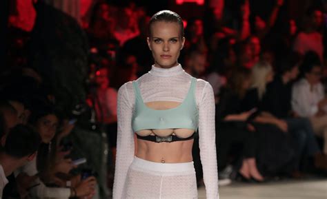Models With Three Boobs On Catwalk At Milan Fashion Week