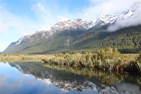 New Zealand Mirror Lakes Mirror Lake Natural Landmarks Lake
