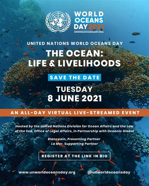 Un World Oceans Day 2021 United Nations World Oceans Day