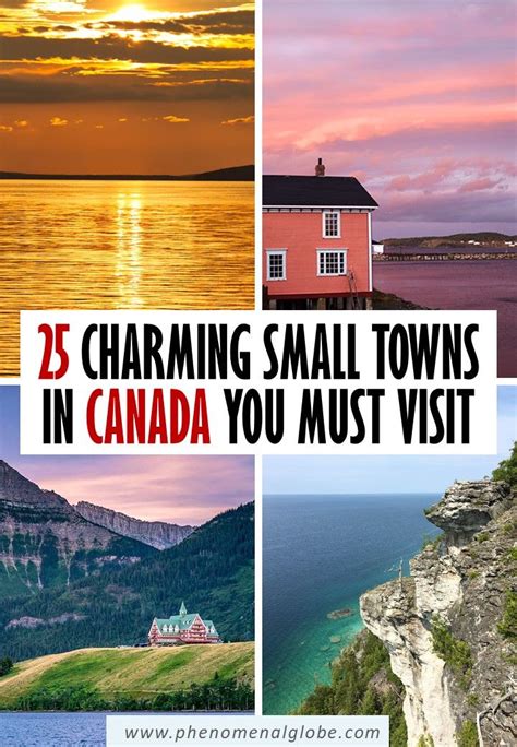 25 Best And Most Charming Small Towns To Visit In Canada Canada Towns Canada Travel Canadian