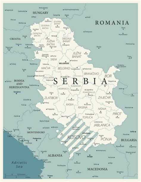 Mapas De Serbia Proyecto Mapamundi