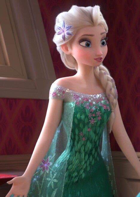 Pin By Samantha On Elsa Green Spring Dress Frozen Fever Elsa Elsa