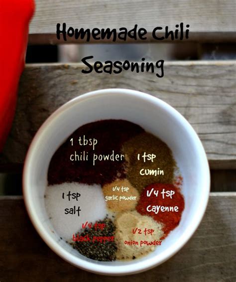Homemade Chili Seasoning Homemade Spices Homemade Chili Seasoning