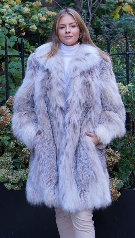 Magnificent Canadian Lynx Coat Size 8 10 47474 Marc Kaufman Furs