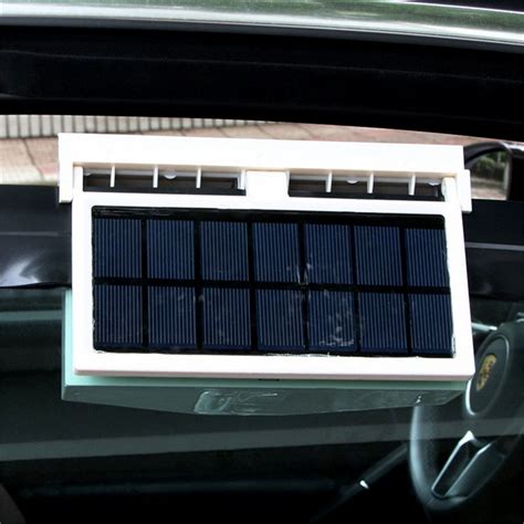 Solar Powered Auto Car Window Mini Air Vent Ventilator Air Conditioner